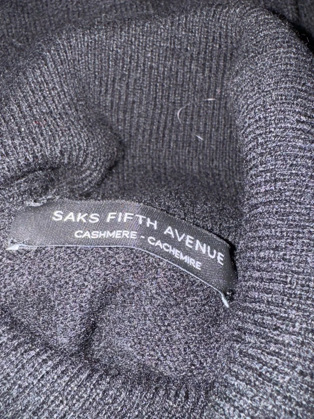Saks Fifth Avenue Men's Black Turtleneck Sweater